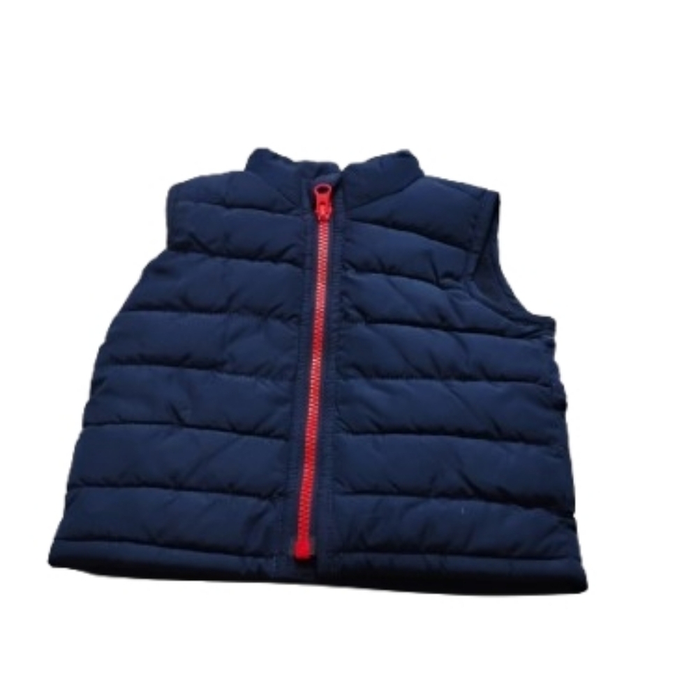 NWT Old Navy Baby Boys Puffer Full Zip Vest Sz 6-12 M